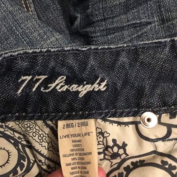 American Eagle 77 Straight Jean; SZ 2 Reg - Picture 5 of 7